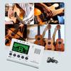 Portable Chromatic Tuner and Metronome for Musicians with Wide Frequency Range 430Hz 450Hz