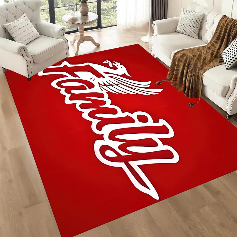 Liverpool Football Club Area Rug Suitable For Game Room Kitchen Entryway Outdoor Antislip Carpet Office Home Decor Wedding Party Gift
