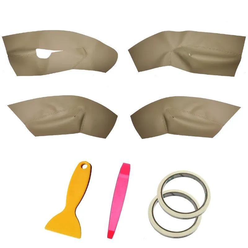 Left Hand Drive Soft Leather Door Panel Cover For Skoda Octavia 2007 2008 2009 2010 2011-2014 Car Door Armrest Panel Cover Trim