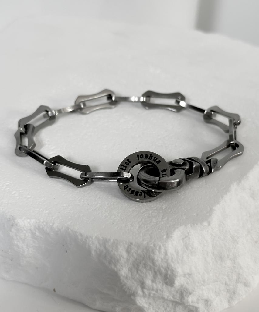 Blessed Bullet Ss-Crush Chain Bracelet