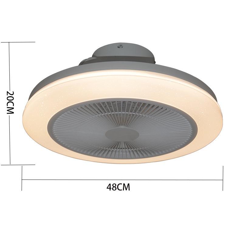 300W Modern RGB LED Ceiling Fan Lights APP Remote Control Fan 3-Wind Adjustable Speed Dimmable Ceiling Light Fan 48*20cm