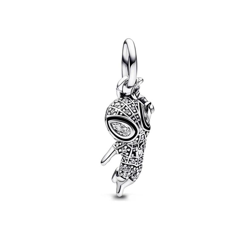 Iron Man Spider-Man Hulk Thor Charm Beads Pendant Fit Snake Silver Bracelet Necklace Beads For Diy Jewelry Women Gift
