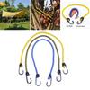24'' Bungee-Seil mit Haken Latex Stark Elastisch Gepäckseil Widerstandsgestell Fracht Camping Wohnmobil Handkarren Spanngurte