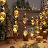 2025 Santa Claus LED String Lights: Indoor Decorative Christmas Atmosphere for Bedroom & Living Room