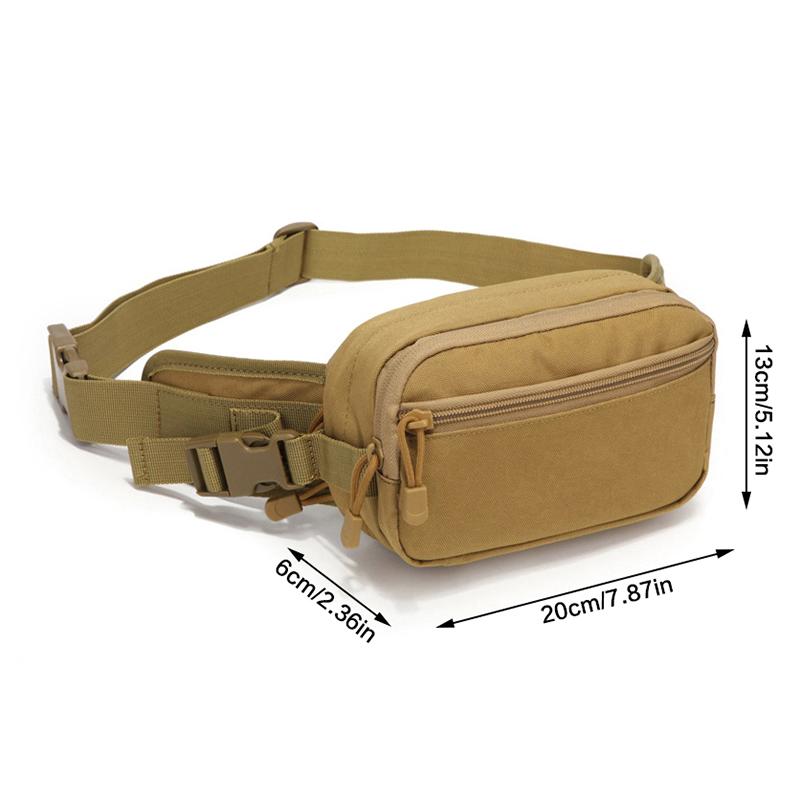 Waterproof Outdoor Tactical Waist Bag Multifunctional Storage For Cycling & Field Cs Tactical Fanny Pack