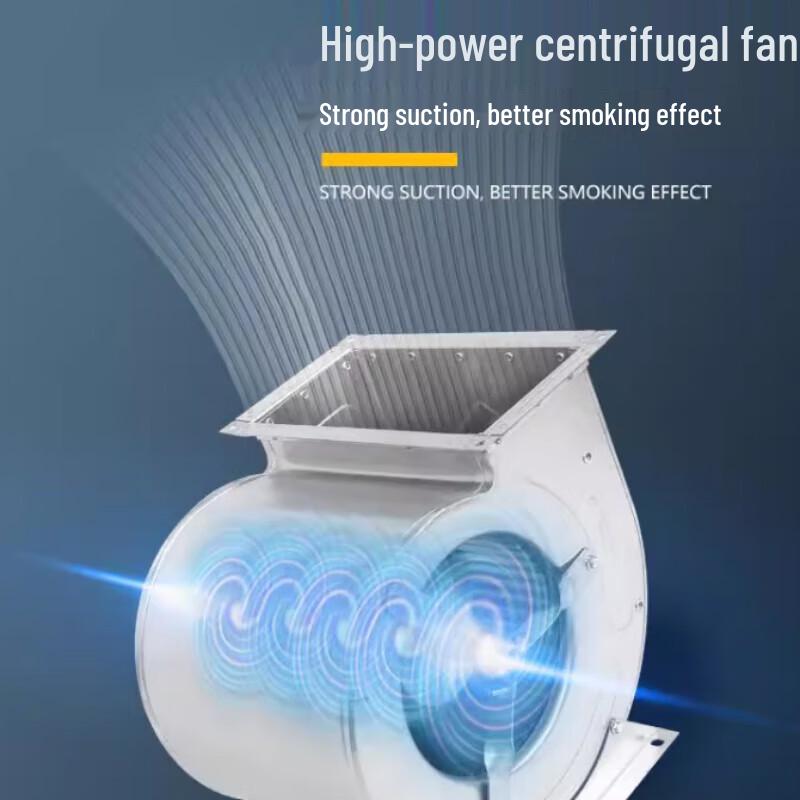 Beifu Commercial Smokeless Mobile Charcoal BBQ Grill Cart