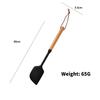 2025 New  Silicone Kitchenware Non-Stick Cookware Kitchen Utensils Set Spatula Shovel Egg Beaters Wooden Handle Cooking Tool Set