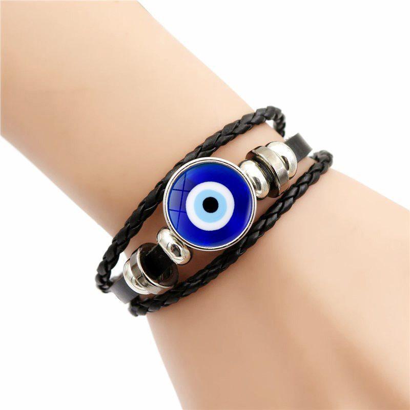 Handmade Woven Leather  Multilayer Bracelet Bangles For Women Men Vintage  Jewelry Gift