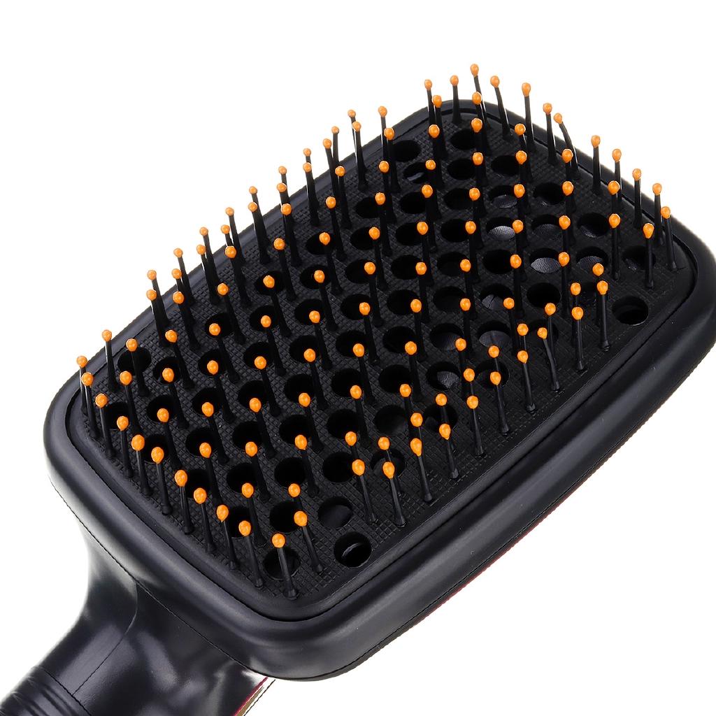 2 IN 1 Hair Blow Brush Dryer Hair Straightener Negative Ion Multi-functional Styles Electric Hair Comb Care Salon Styler