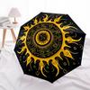 1pc Sun Mandala Automatic Open/Close Umbrella - Portable Collapsible Umbrella with 8-Rib Stability, Fashion Lovers Yy251017173