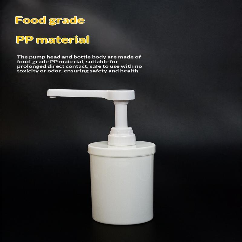Food Grade Plastic Multipurpose Syrup Dispenser Detachable Design Accurate Pump For Cafe Milk Tea Shop Home Bar