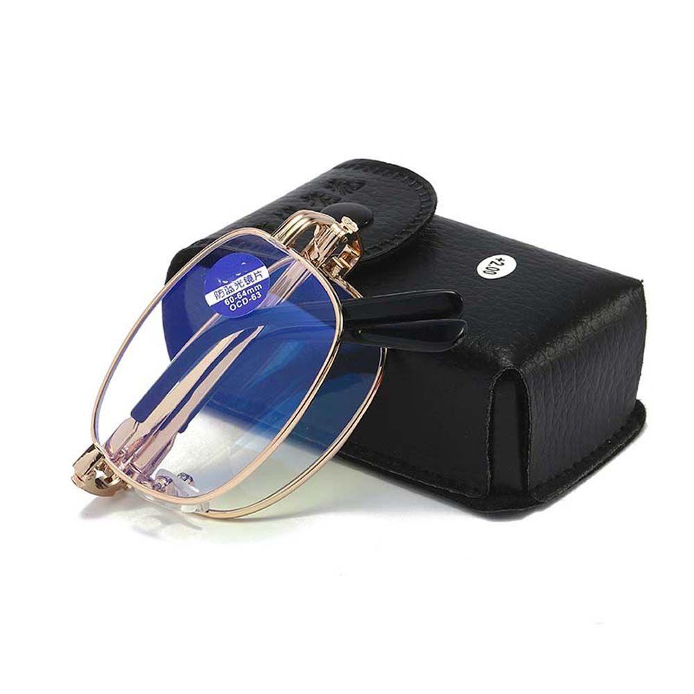 Light With Storage Bag Women's Reading Glasses Folding Reading Glasses Reading Glasses Portable Box