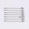 Stainless Steel Bracelet Extension Chain with Water Drop Lobster Clasp for DIY Jewelry