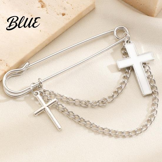 Electroplated Brooch Gold Safety Pin for Women Sweater Shawl Clips