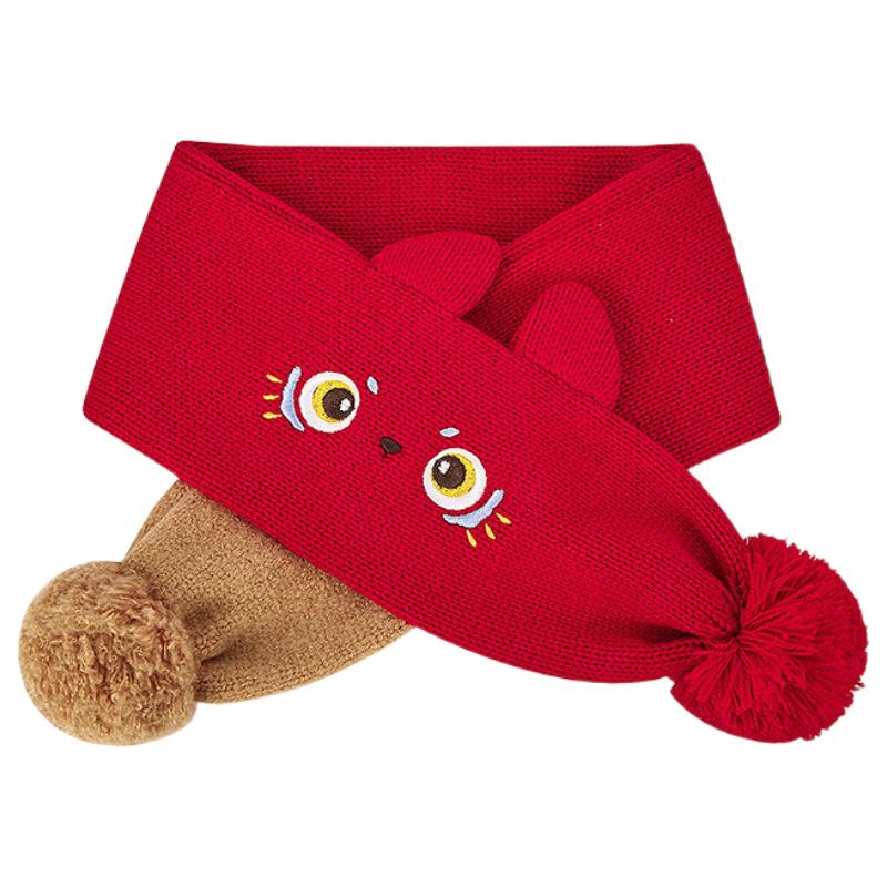 Balabala Kids  Red Warm Winter Scarf 110