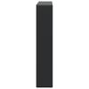 Washbasin Mounting Brackets 2 pcs Black Rectangular Steel