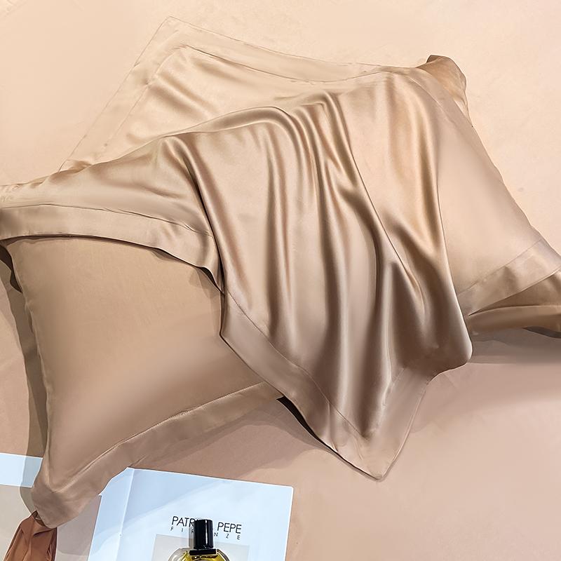 Pure Natural Tencel 48cm*74cm Pillowcase Solid Color Pillow Case Cover designed for Bedroom Practical Household Product