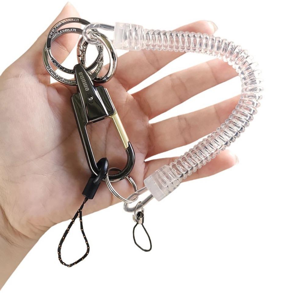 Spring Phone Telescopic Lanyard Pendant Phone Safety Tether  Phone Case Accessories