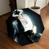 1pc Moonwalker Smooth Criminal Automatic Folding Umbrella, Portable Collapsible Design, Casual Outdoor Accessory L1202013