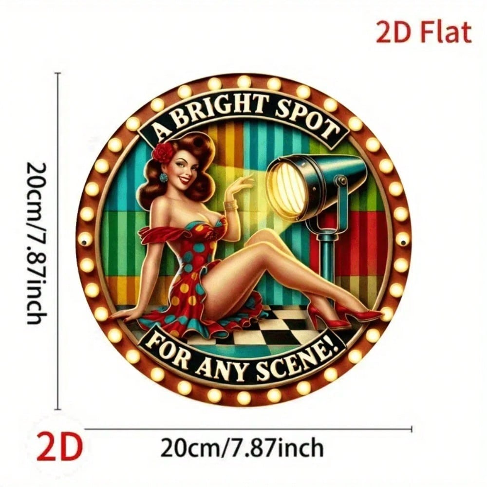 

Metal Tin Sign Vintage Wall Decor Indoor Outdoor Home Cafe Bar Gym Decoration 20x20