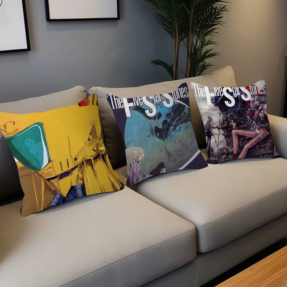 Five Star Stories Anime Cushion Cover Pillow Cover Decor Pillowcase Printed Cushion Case for Couch