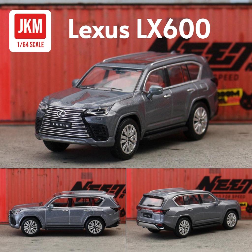 QMV5 1:64 Lexus LX600 Sport Miniature Model JKM 1/64 Premium SUV Toy Car Vehicle Free Wheels Diecast Zinc Alloy Metal Collection Gift