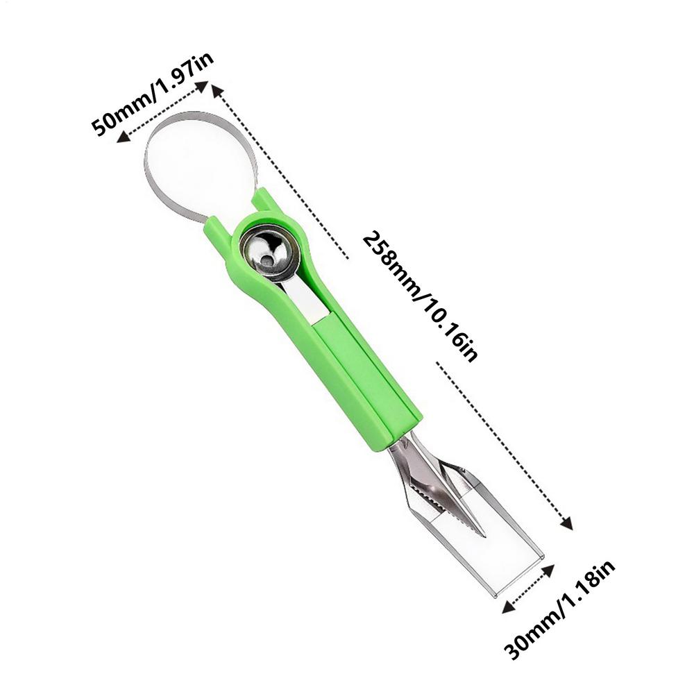 Watermelon Baller Scoop Set Fruit Cutters Shapes Watermelon Scooper Fruit Scooper Baller Stainless Steel Fruit Carving Tool