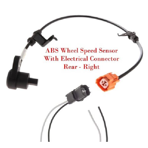 ABS Wheel Speed Sensor & Connector Rear Right For Acura CL TL Honda Accord .