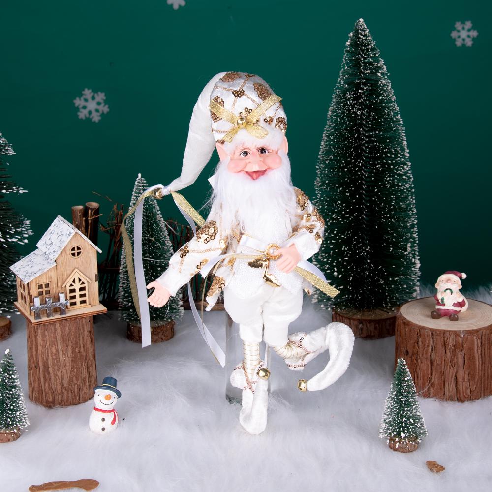 Neue Weihnachtselfen für zu Hause, Christbaumschmuck, lange Nase, Herdelfe, Wandbehang, Dekoration, Weihnachtselfen-Plüschpuppen