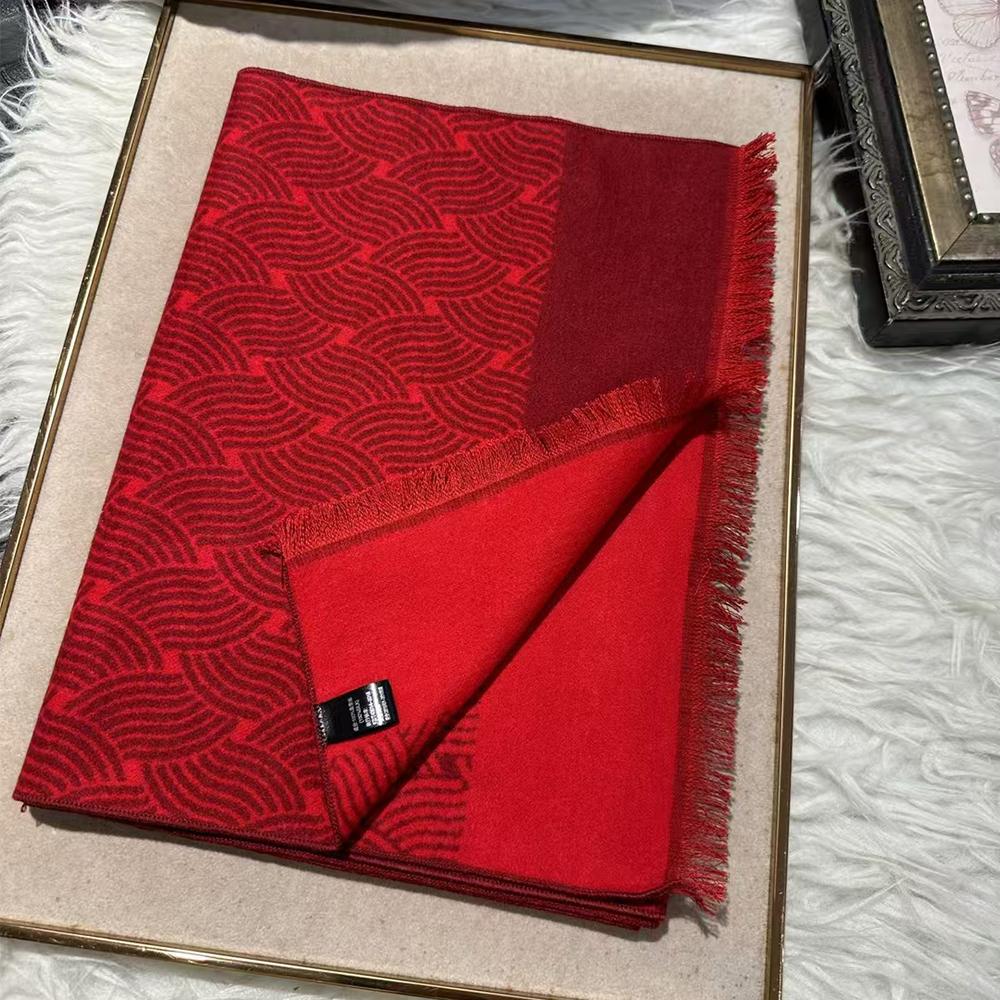 [BYSIFA] Winter Men Warm Scarves Thicken China Red 100% Silk Male Business Long Scarf Cravat New Year Gift Neck Scarf 165*24cm