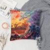 Retro Wave Sunset Pillow Case Fashion Square Pillowcase Bedroom Sofa Room Ins Decoration Leisure
