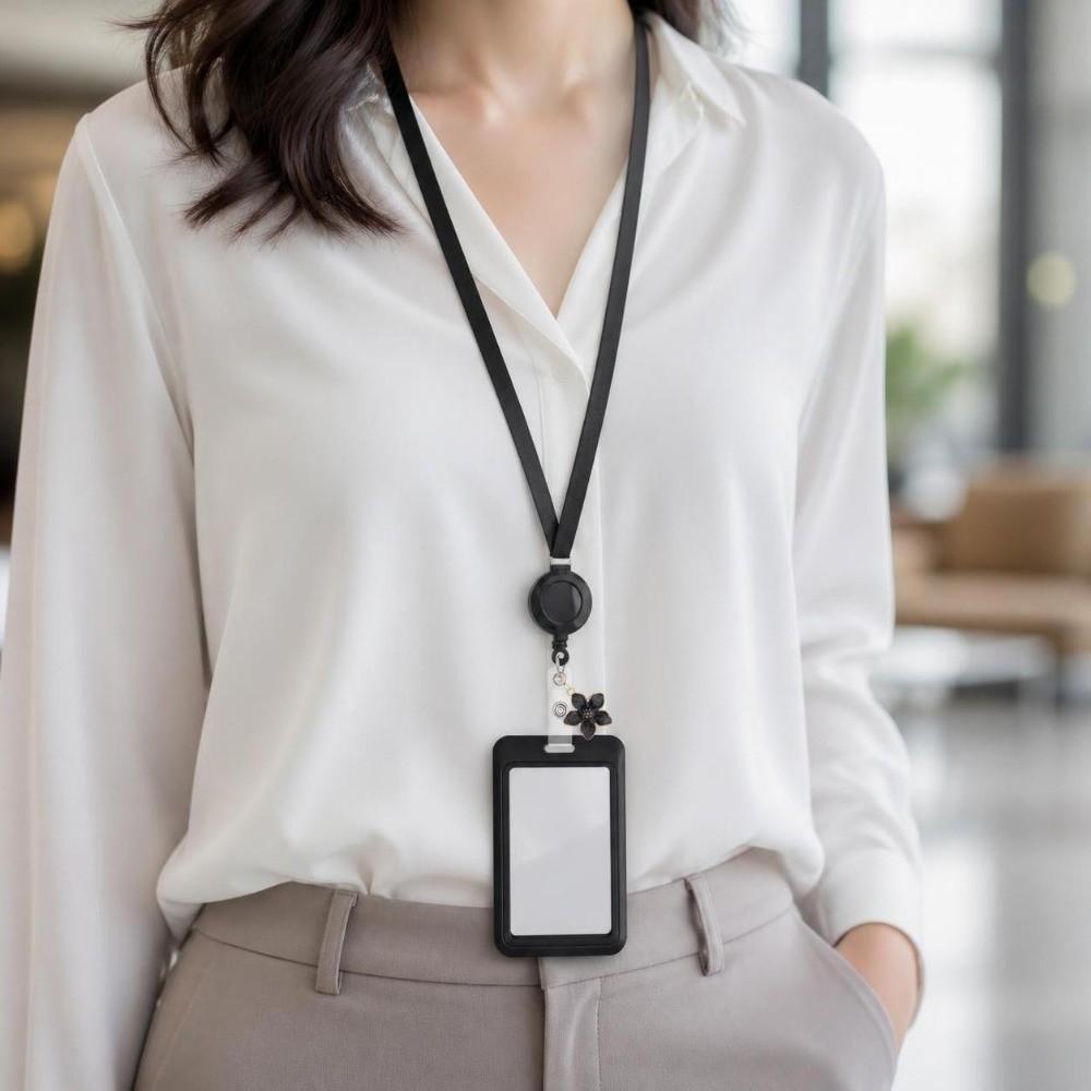 Retractable Photocard Holder Hanging Decoration Card Display Protector Teacher