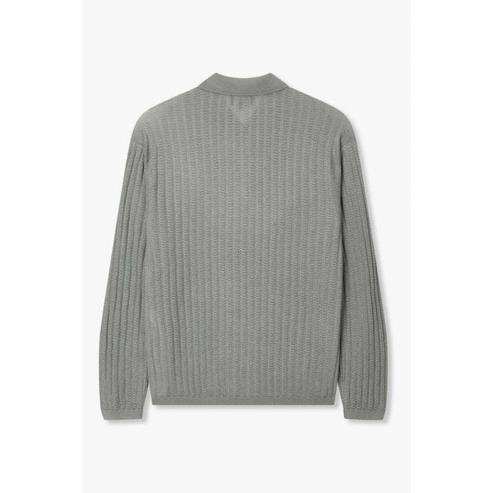 Emporio Armani Men S Lyocell Blend Polo Knit A516128033