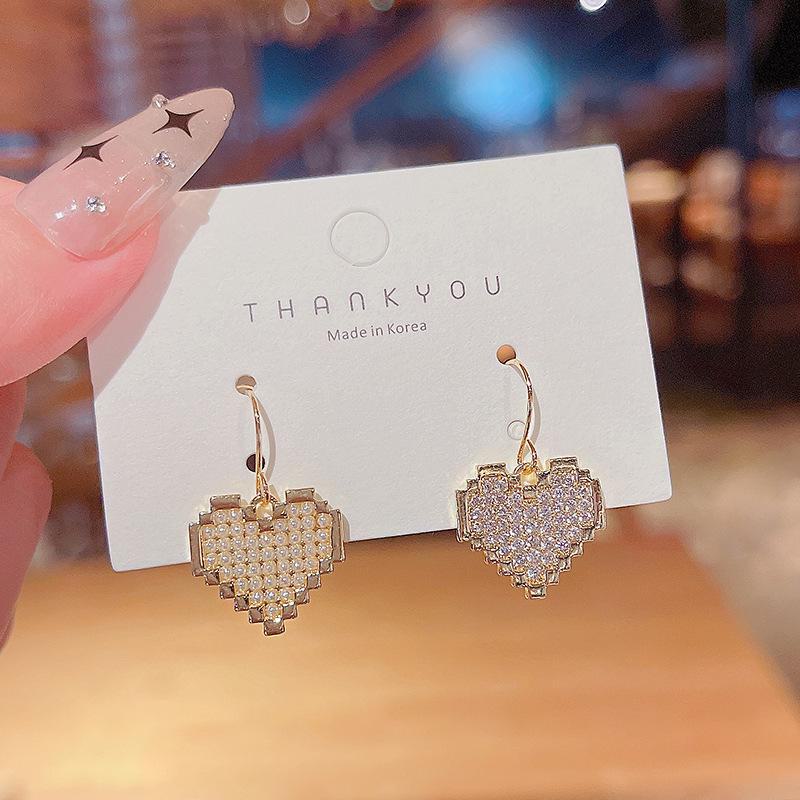 Exquisite S925 Silver Bow Earrings - Korean Micro-Inlaid Design