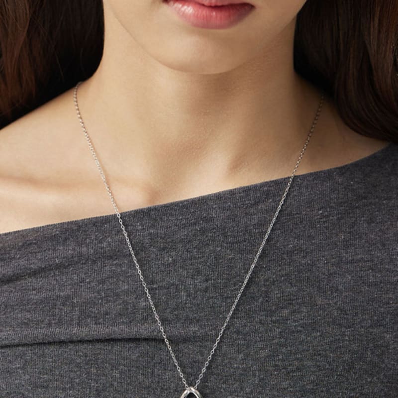 

by hyeres Hobo bag necklace (Silver) BH7N53718WB700 single type