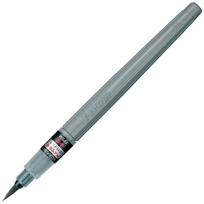 PENTEL Brush Pentel Brush Pen Medium Black Pen, XFP5M, Tip,
