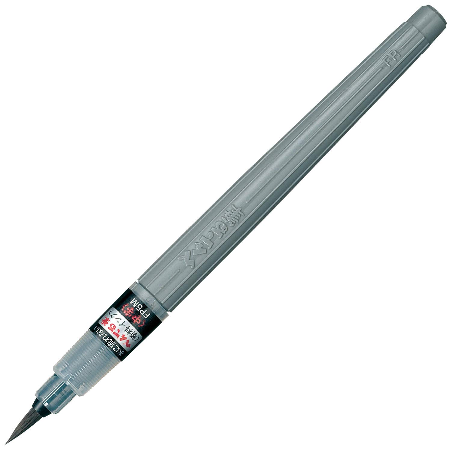 Pentel Brush Pentel Brush Pen Medium Black Pen, XFP5M, Tip, чёрный