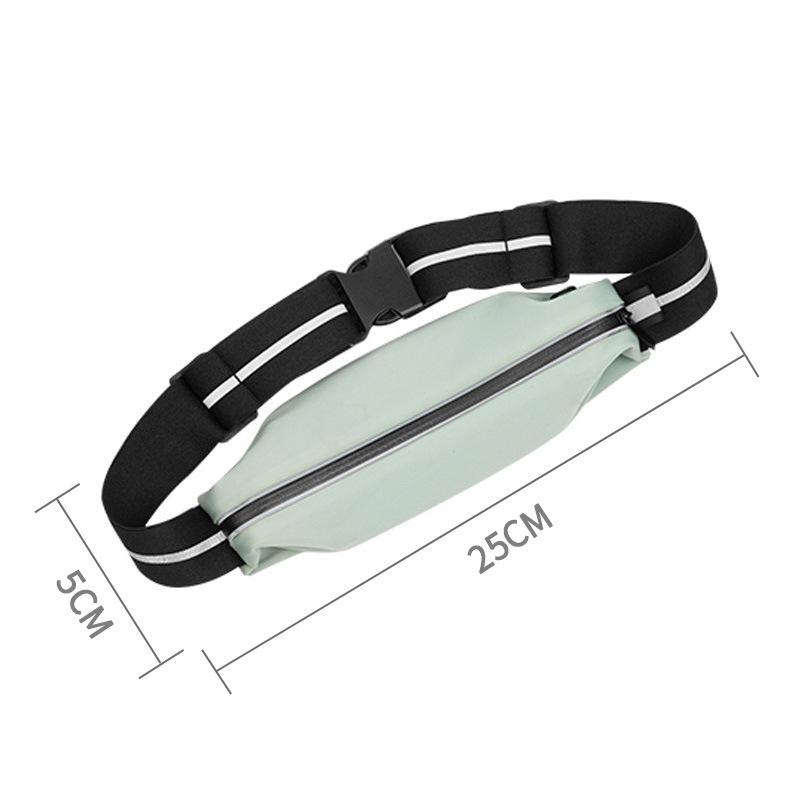 High-End Waterproof Lightweight Running Waist Bag - Elastic, Invisible Design for Fitness and Phone Storage