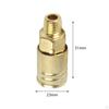 5 Piece Air Connector and Coupler Set for Hose Fittings