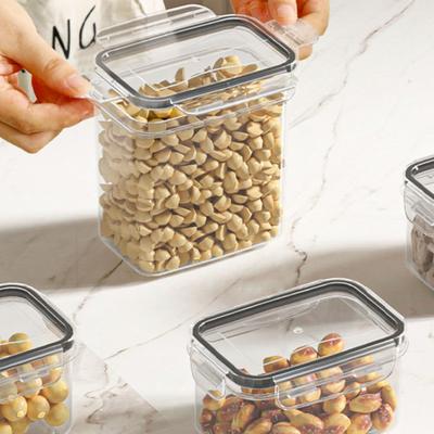 800/1400/2000/2800 ML Verzegelde Plastic Voedsel Opbergdoos Gesp Sluiting Goede Afdichting Stofdicht Verdikte Snack opslag Container