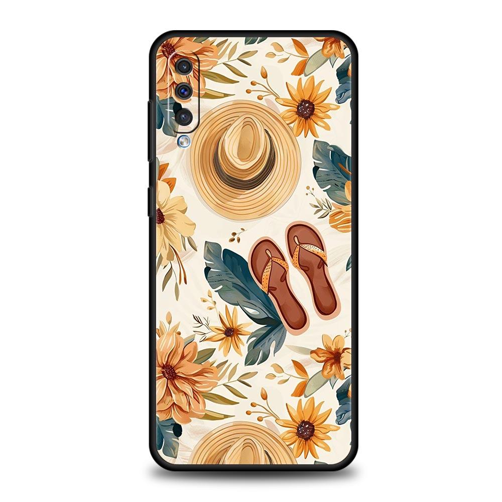 Summer Beach Phone Case for Samsung Galaxy A56 A36 A26 A16 A34 A24 A42 A22 A20 A12 A40 A30 A10 5G Soft TPU Cover Shell Funda Bag