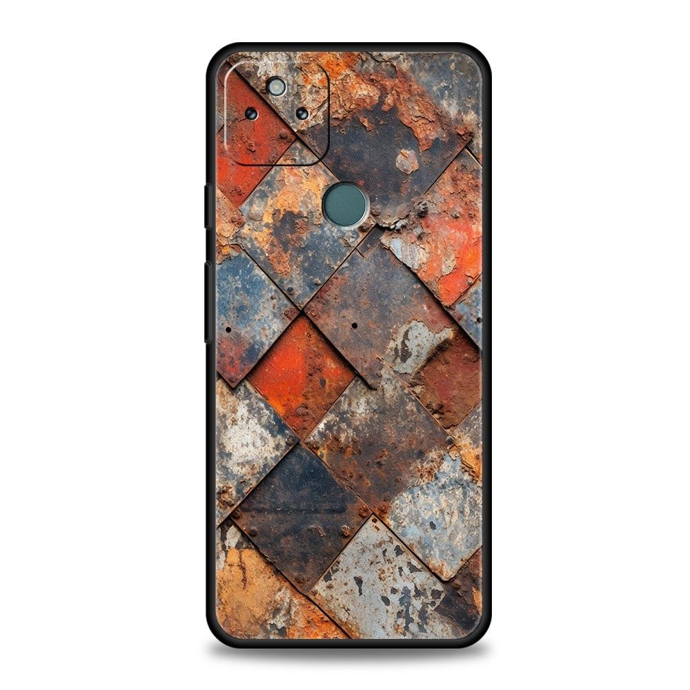 

Vintage Industrial Style Rusty Phone Case Cover for Google Pixel 10 9 8 7 6 9A 8A 7A 6A Pro Shockproof Soft TPU 9 Pro XL Shell Pixel 7A