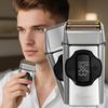 Hatteker 2-in-1 Electric Shaver & Hair Trimmer for Men Multi-Speed Adjustable Razor with Waterproof Design Long-Lasting Battery & Skin-Care System