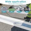 Parking Lot Line Stencil Silicone Parking Lot Marking Stencil Regular Line Roadway Straight Guide Templates for Sports Grounds