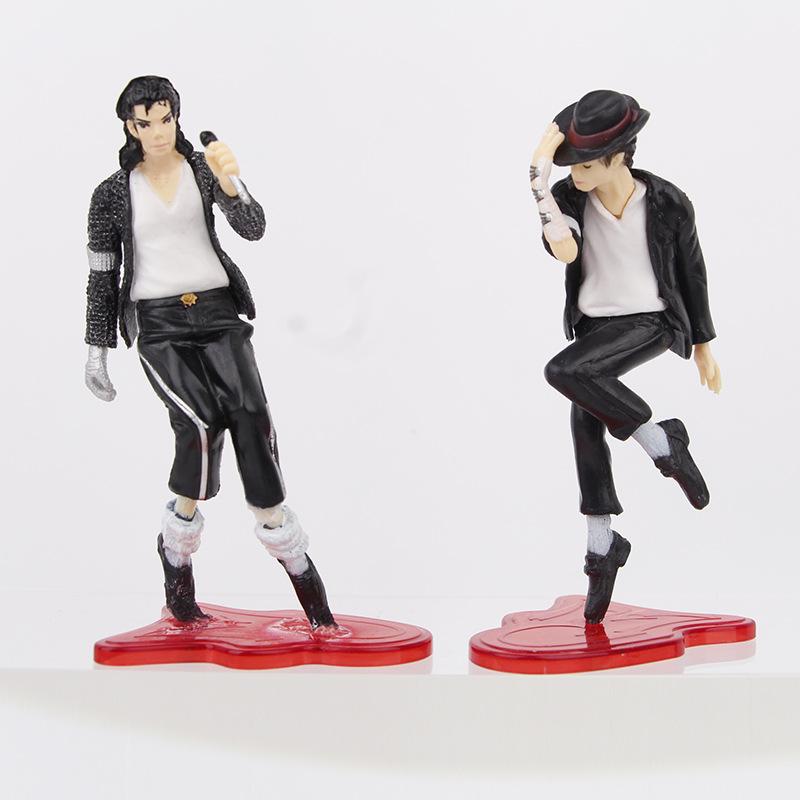 5 uds./juego Modelo de Juguetes Figura de Acción de PVC de Michael Jackson 11 cm