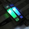 LED Safety Survival Signal Flash Light With Magic Tape Backed Tactical Helmet Lights Blue Flashing Lamp