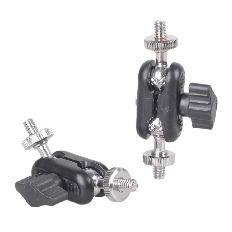 

Double Headed 1/4 Male Male Threaded Converter Flexible Positioning For Live Streaming Rigs Photography Gear 1