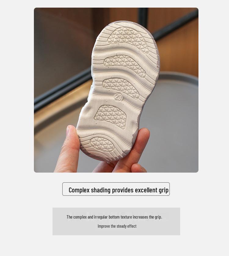 Unisex Kids Breathable Running Shoes - Soft Sole Little Sneakers for Spring & Autumn