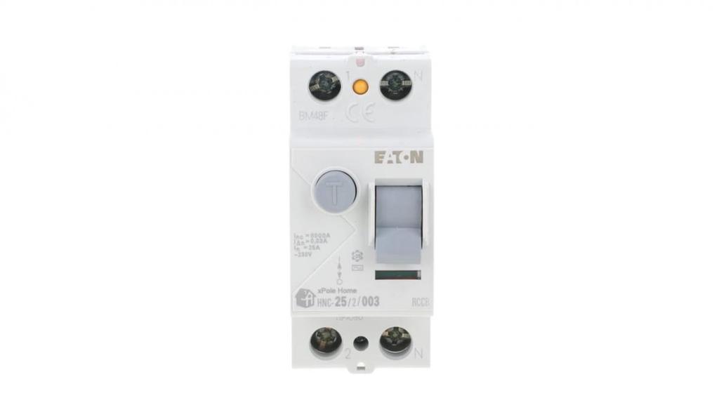 2P 25A 0.03A Differential Circuit Breaker Type AC xPole Home HNC-25/2/003 194690
