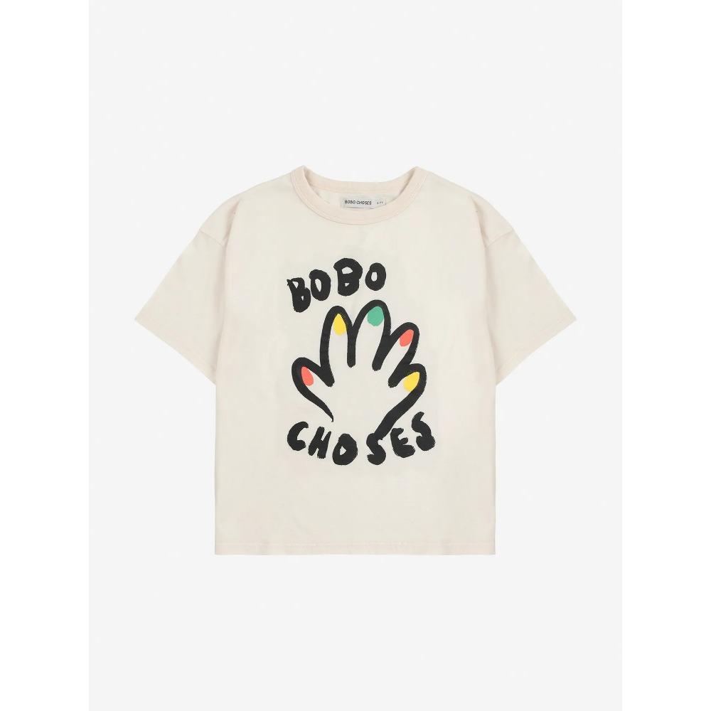 25 New Children's Clothing T-shirt Boys and Girls Printed Summer Short-sleeved Round Neck T-shirt